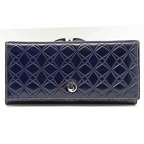 фото Кошелек sergio valentini, фактура тиснение, синий