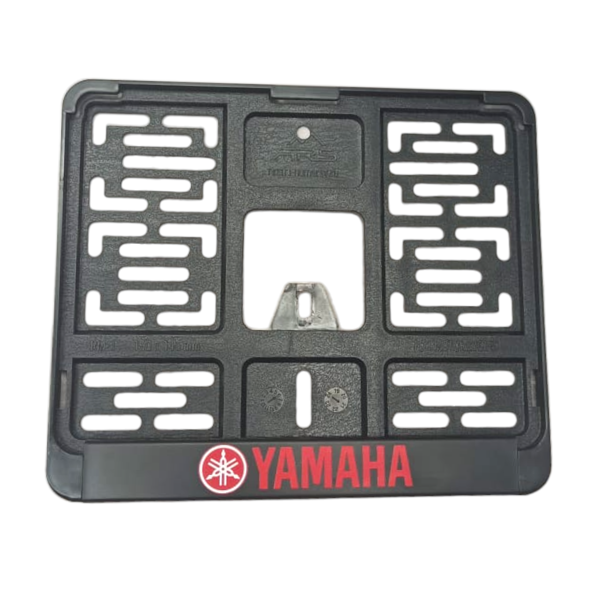 Рамка для номера с логотипом Yamaha на мотоцикл, скутер, максискутер, мопед, квадроцикл красная