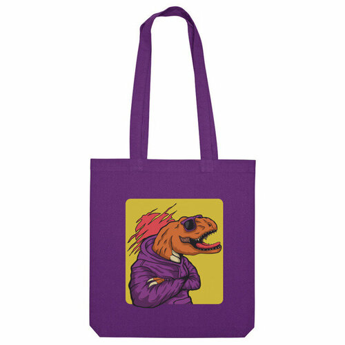 фото Сумка шоппер us basic, фиолетовый