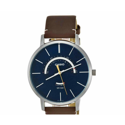 Наручные часы CASIO, серебряный, синий наручные часы casio синий серебряный