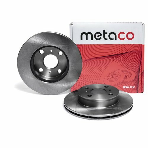 Диск тормозной передний вентилируемый METACO 3050144