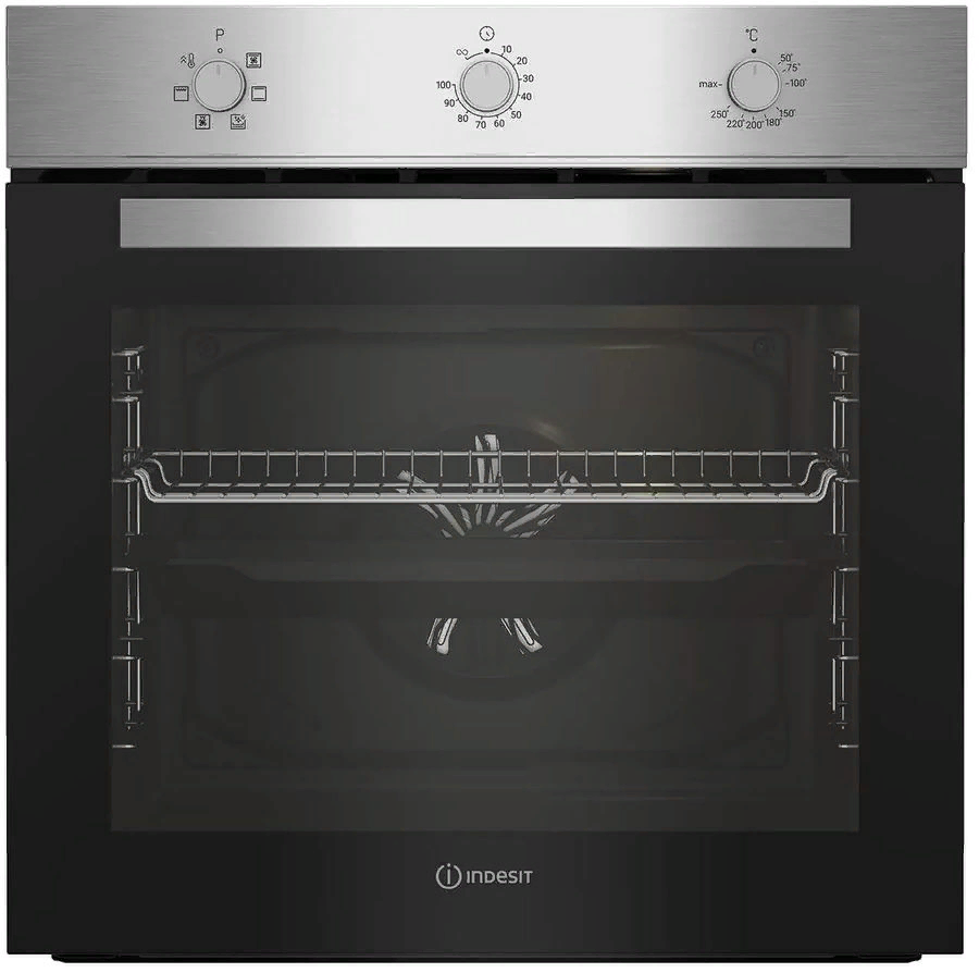 Встраиваемая электрическая духовка Indesit IFE 3634 IX нержавеющая сталь 869890300010