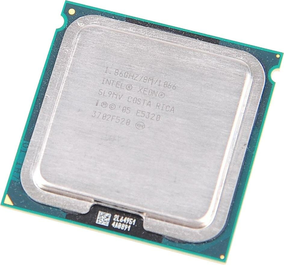 Процессор INTEL Xeon Clovertown (1866MHz, LGA771, L2 8192Kb, 1066MHz) E5320