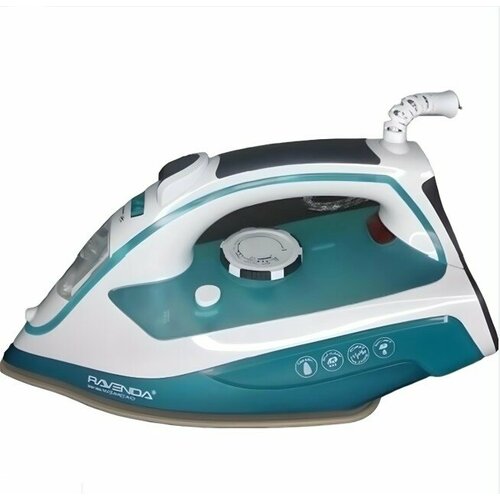 Домашний утюг домашний утюг паровой утюг с парогенератором 2200 Вт антипригарное покрытие функция самоочистки2712 бирюзовый 199900₽