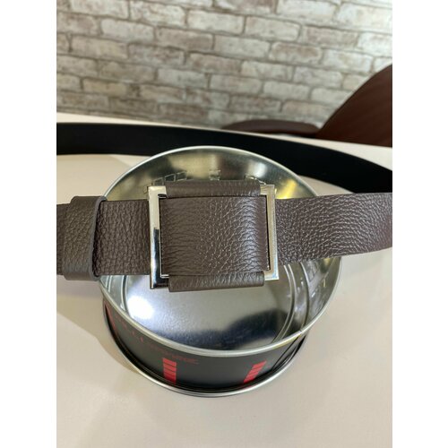 фото Ремень , размер 120, коричневый нет бренда