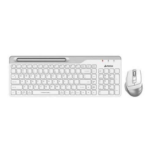 Комплект мыши и клавиатуры A4Tech Fstyler FB2535C белый/серый