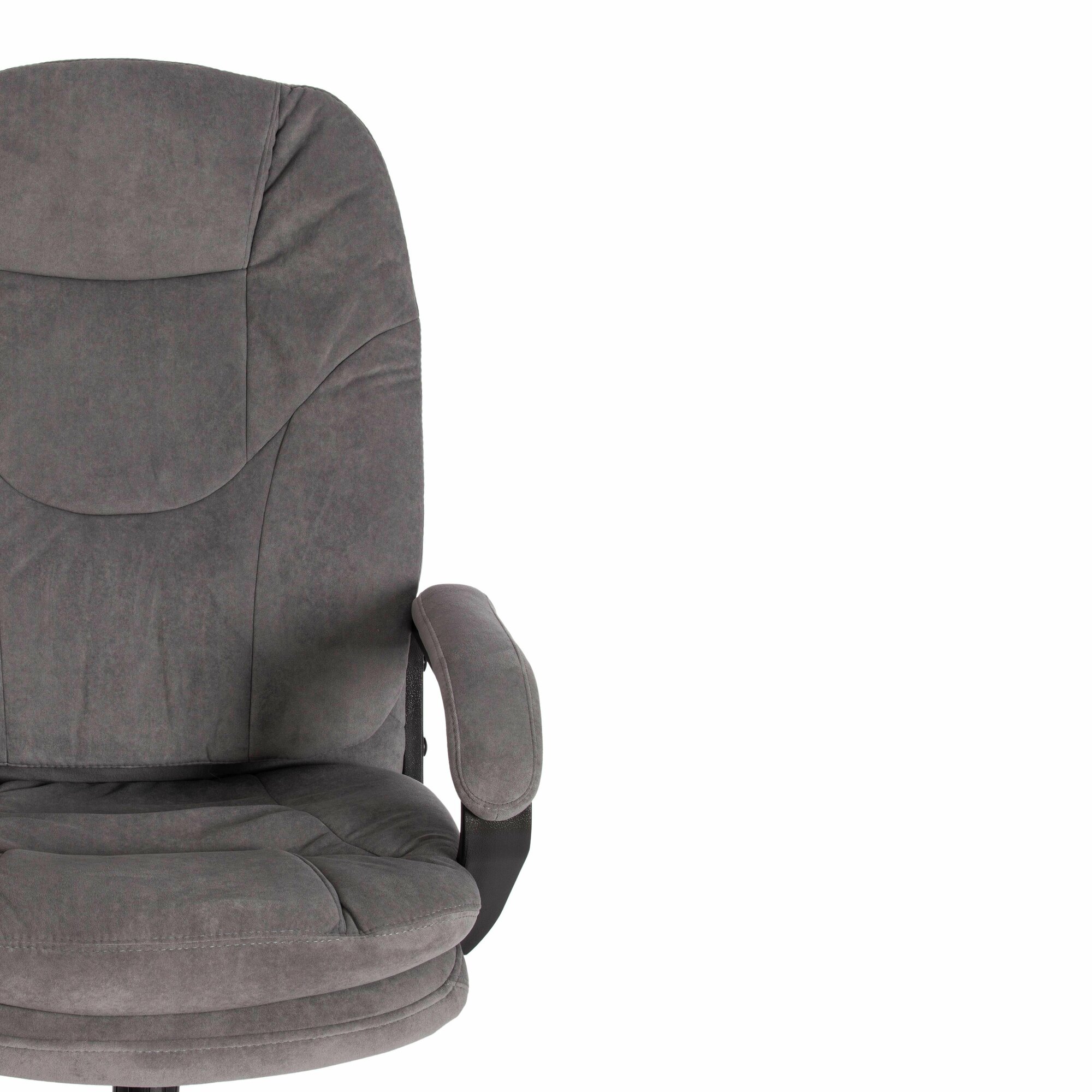 Компьютерное кресло TetChair Comfort LT офисное, обивка: флок, цвет: серый 29 - фотография № 9