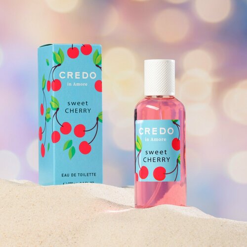 Туалетная вода женская Sweet Cherry, 100 мл (по мотивам Cherry In The Air (Escada) delta parfum туалетная вода женская credo in amore sweet cherry