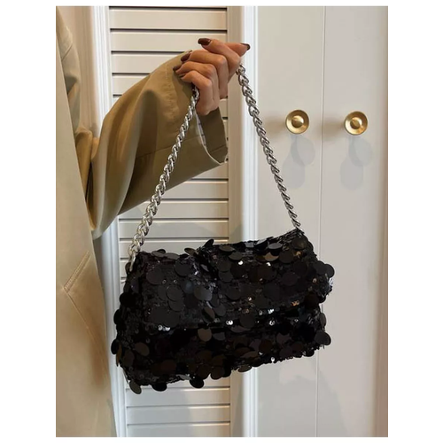 Сумка  кросс-боди Неушанка, фактура зернистая, черный