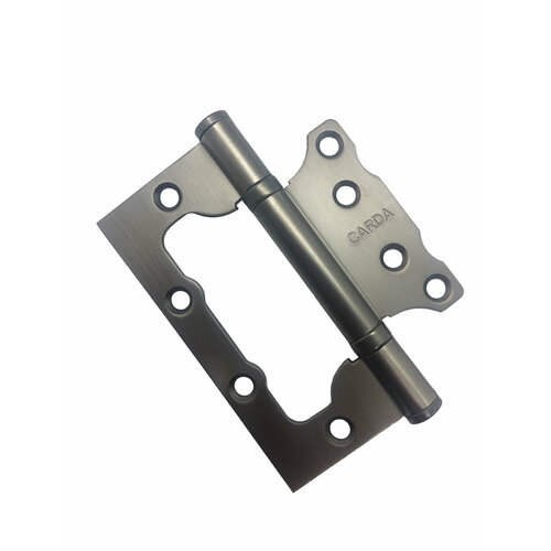 Петли дверные накладные CARDA 100x75x25 цвет Графит 2 шт 2207₽
