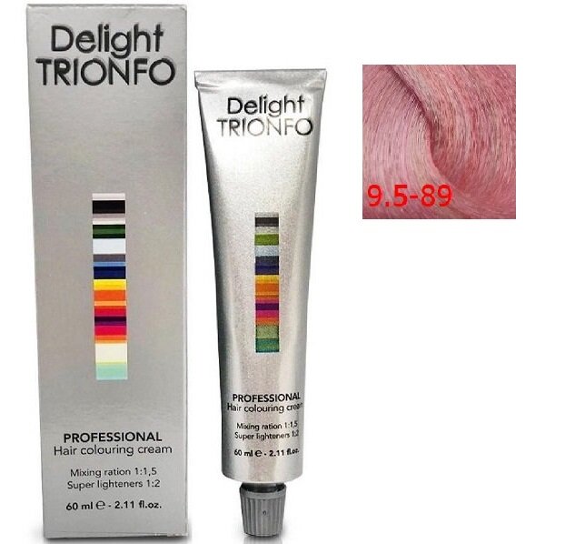 CONSTANT DELIGHT, TRIONFO, Крем-краска №9,5-89, красно-фиолетовый, 60 мл