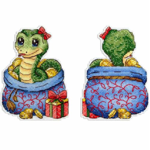 Набор для вышивания крестом на пластиковой канве МП Студия 