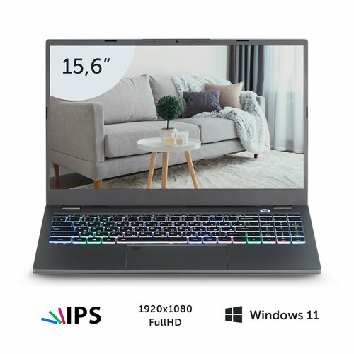 Ноутбук Azerty RBA-2500 156 IPS 19201080 Ryzen 5 4600H 6x30GHz 16Gb DDR4 1TB SSD 55860₽