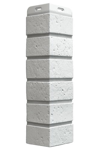 Угол наружный из ПВХ для фасадных панелей Docke BERG, (Кирпич), Серый ...