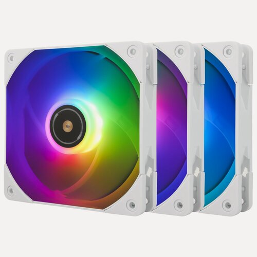 Изображение товара Вентилятор 120x120x25 Thermalright TL-E12W-Sx3шт ARGB PWM, 1500rpm, 24.5dB(M), 0.13A