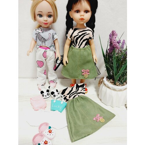 Набор одежды для кукол Паола Рейна 32 см с обувью и аксессуарами