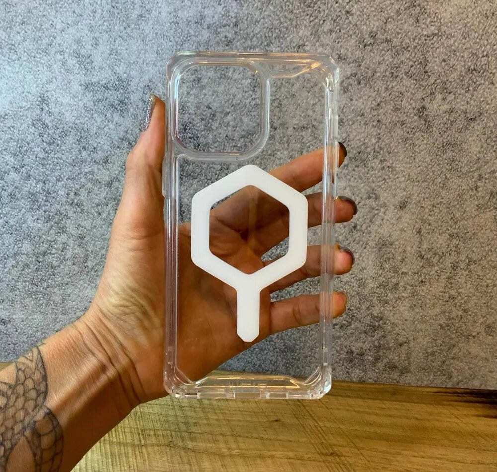 Чехол-накладка Play Pro Case / для iPhone 15 / Противоударный / Clear