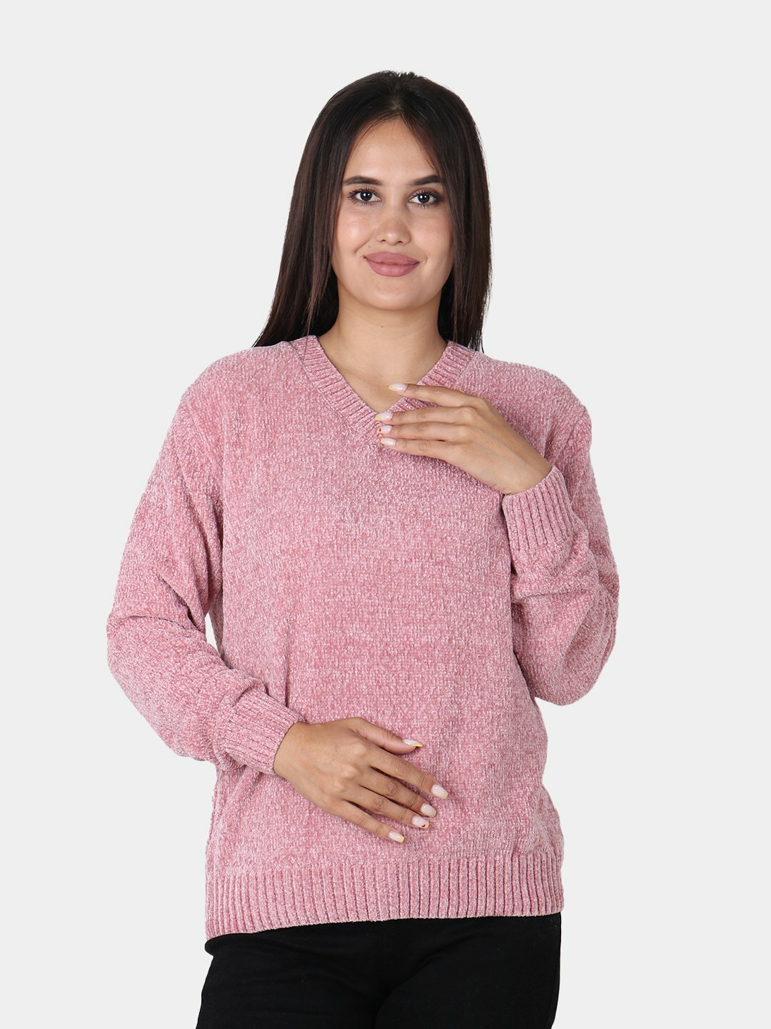 Свитер размер One Size, , розовый, — фото 1