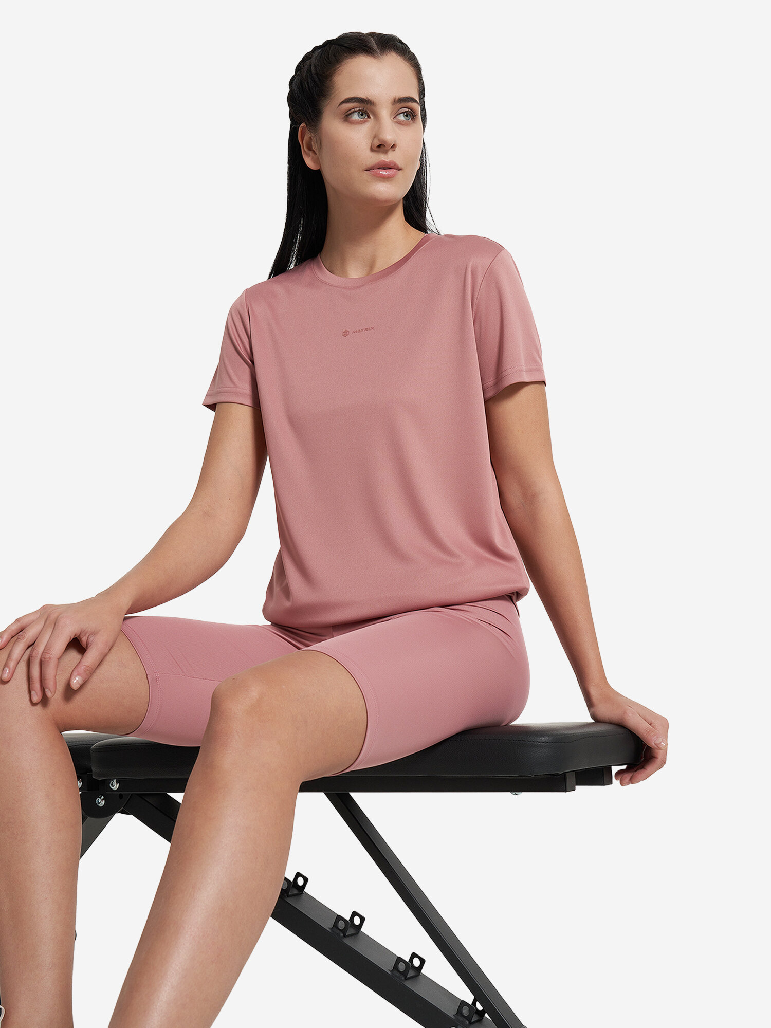 Футболка спортивная MATRIX SPORT MPF T-Shirt, размер 48, розовый — фото 1