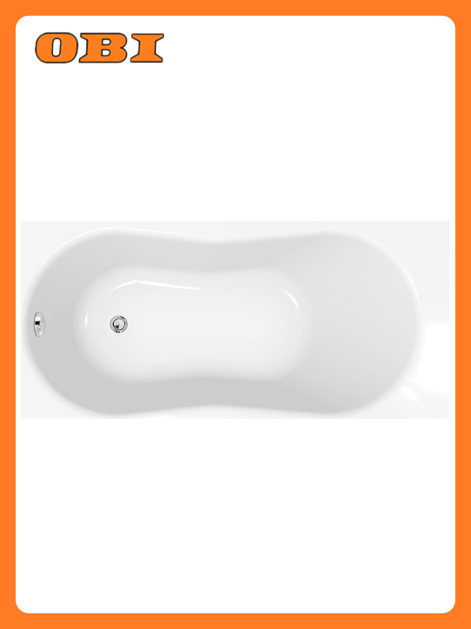 Ванна акриловая Cersanit Nike WP-NIKE*170 170x70 см