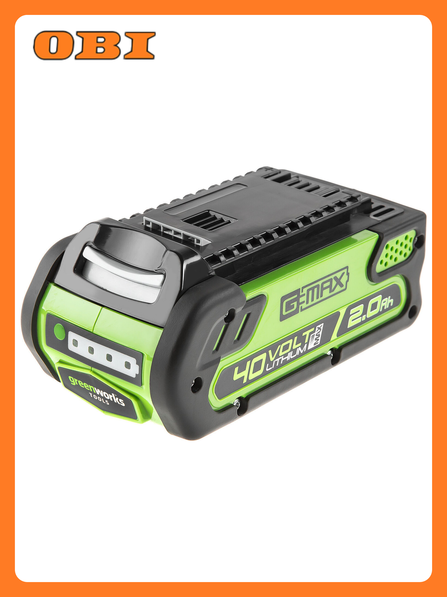Аккумулятор Greenworks G-MAX G40B2 40 В 2 Ач