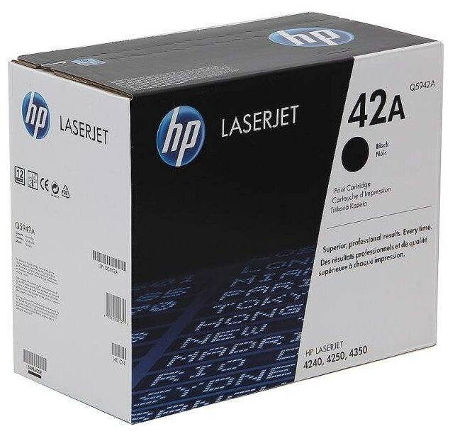 Лазерный картридж Hewlett Packard Q5942A (HP 42A) Black