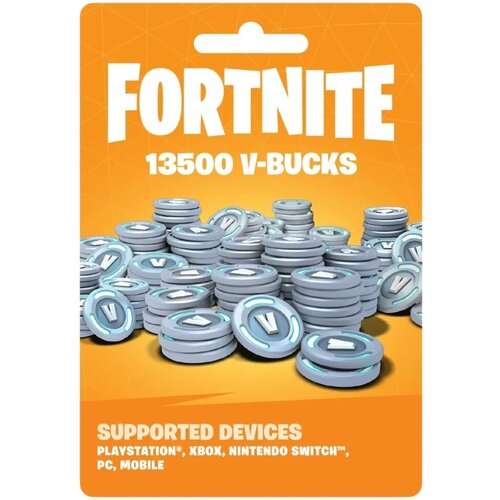 Карта пополнения Fortnite 13500 V-Bucks (Электронный ключ для России и стран СНГ)