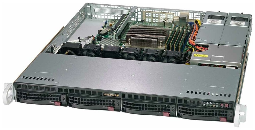 Платформа Supermicro серверная SuperServer 1U 5019C-MR