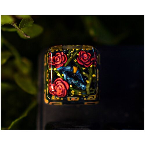 Клавиша из смолы Прозрачный Артизан кейкап Кастомный кейкап для механической клавиатуры Подарок для геймера Подарок для него 270000₽