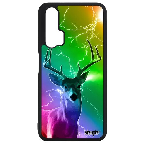 фото Чехол на телефон honor 20 pro, "олень" олененок лось utaupia