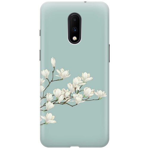 RE: PAЧехол - накладка ArtColor для OnePlus 7 с принтом Сакура на голубом re paчехол накладка artcolor для oneplus 7 с принтом котёнок на голубом