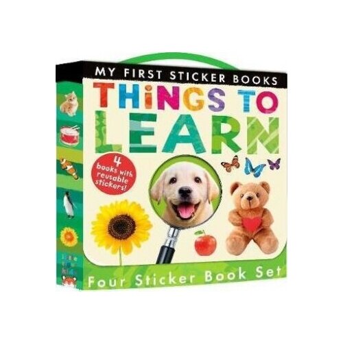 My First Sticker Books: Things to Learn (4-sticker books set)