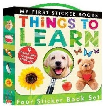 My First Sticker Books: Things to Learn (4-books) - фото №1