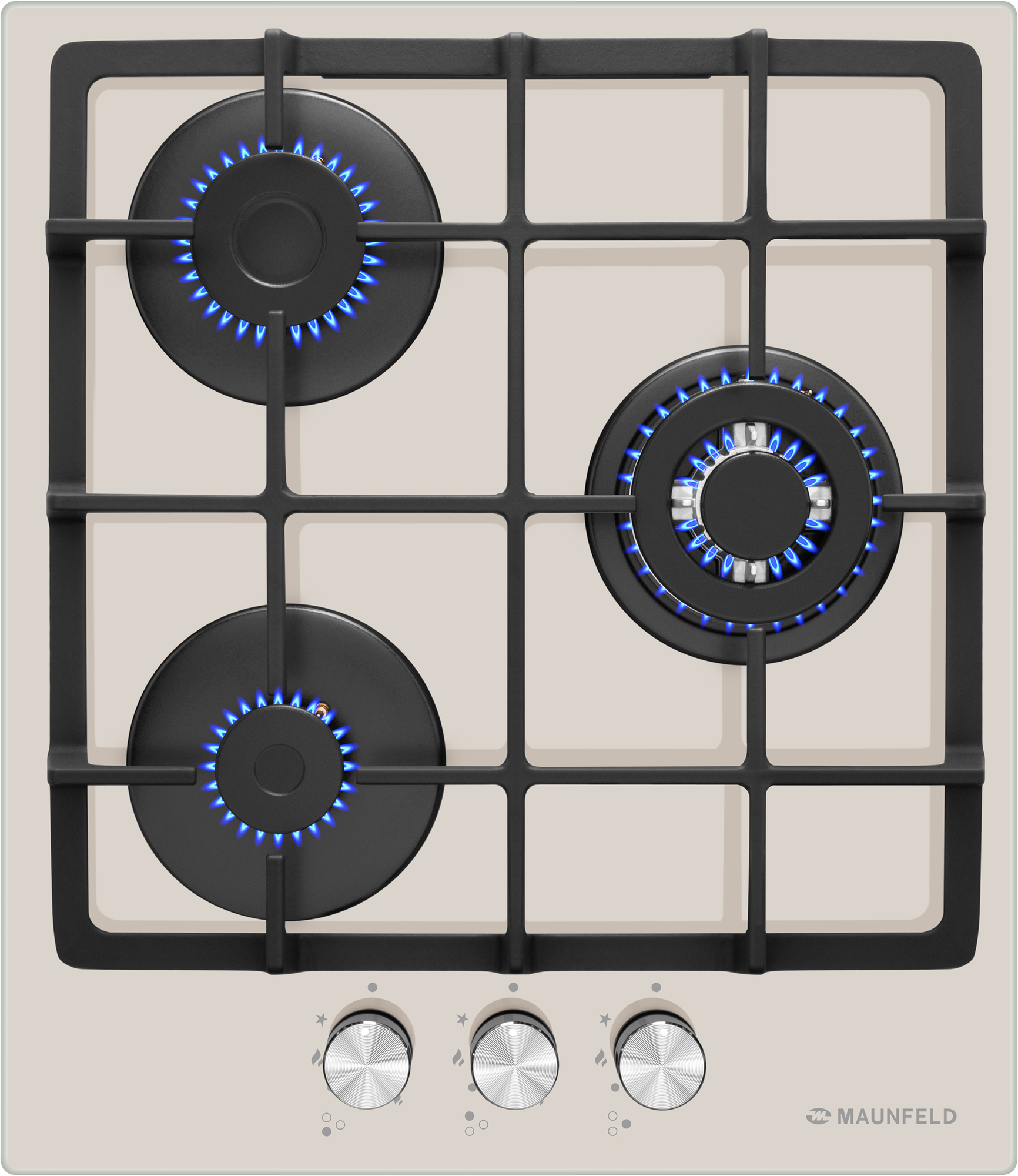 Газовая варочная панель MAUNFELD EGHG.43.33CBG\G, бежевый