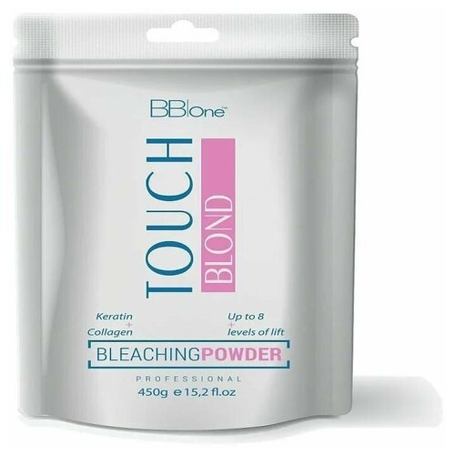 BB One Осветляющая пудра для волос Touch Blond Bleaching Powder, 450 г