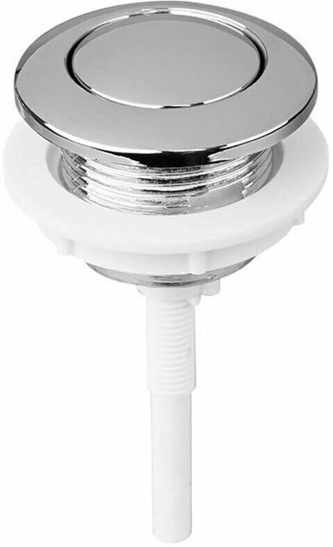 фото Кнопка слива для бачка унитаза круглая одноржимная