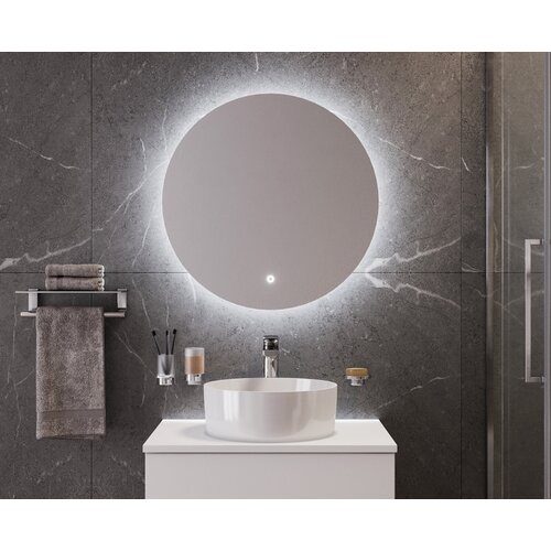 Зеркало круглое 70см BOND Circle с LED подсветкой и сенсорным диммером