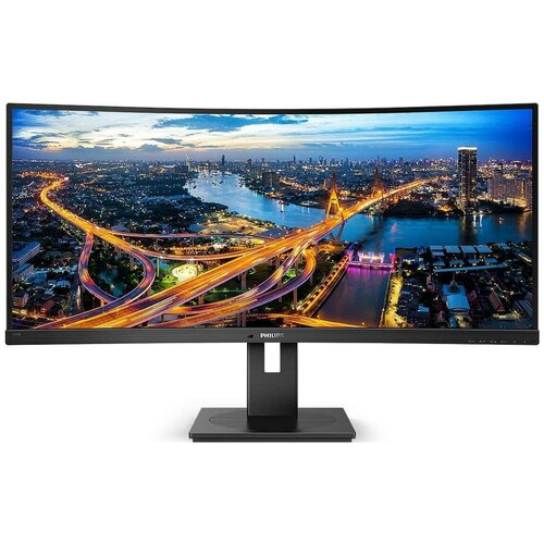 34 Монитор Philips 346B1C, 3440x1440, 100 Гц, *VA, черный