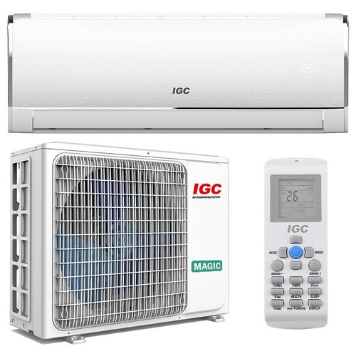 Сплит-система IGC RAS/RAC-12AX, белый сплит система igc ras rac 12ax