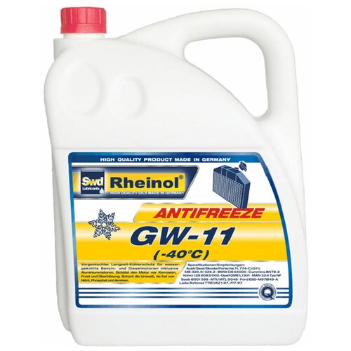 Антифриз Gw-11 (-40) (5л) SWD Rheinol арт. 39120,580