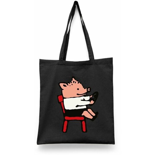 фото Сумка шоппер каждому своё, черный