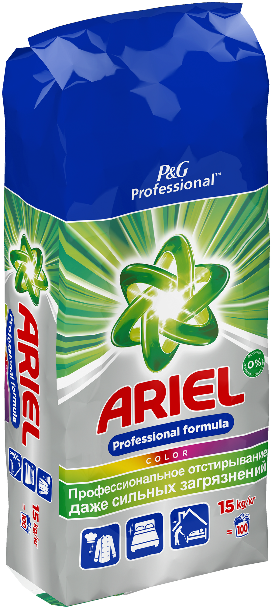 Стиральный порошок Ariel Color Professional, для цветных тканей, 15 кг - фото №3