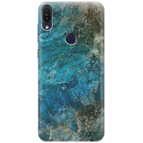 фото Re:pa накладка transparent для asus zenfone max (m1) zb555kl с принтом "темно-синий мрамор"