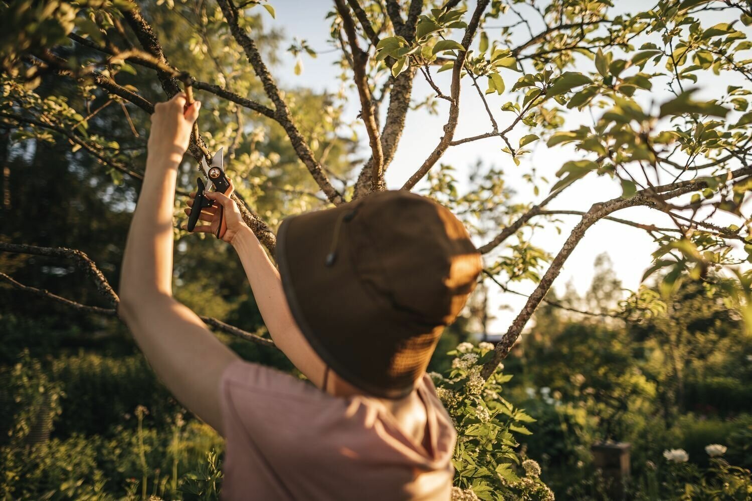 Секатор плоскостной Fiskars PowerLever P721 черный/оранжевый (1057170) - фото №6