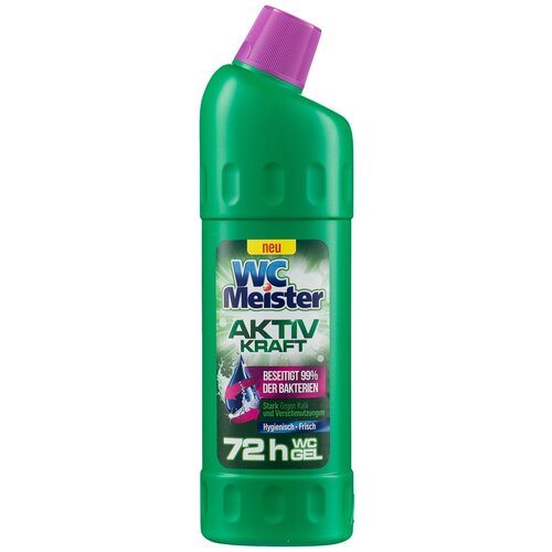 Гель для чистки туалетов WC Meister Activ Kraft Green 1 л