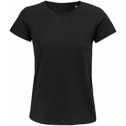 Футболка Sol's, размер S, черный футболка женская mickey pocket черная размер s