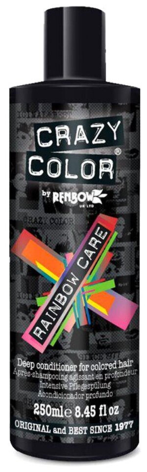 Crazy Color кондиционер Deep Conditioner Rainbow Care, 250 мл