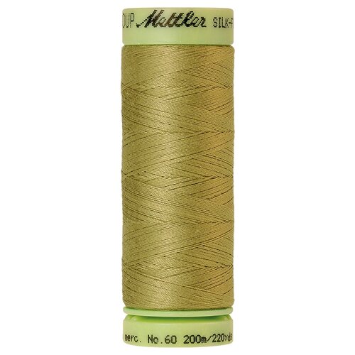 Нить для машинного квилтинга SILK-FINISH COTTON 60, 200 м 100% хлопок 1148 Seaweed ( 9240-1148 )