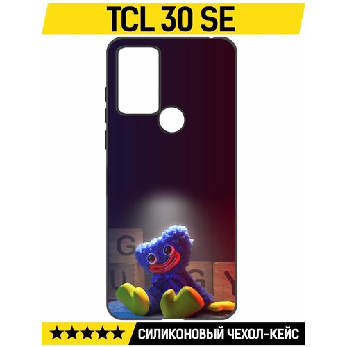 Чехол-накладка Krutoff Soft Case Хаги Ваги игрушка для TCL 30 SE черный чехол накладка krutoff soft case хаги ваги игрушка для tcl 30 черный