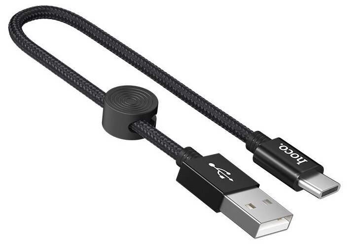 Дата-кабель Hoco X35, USB To Type-C, 0.25м, черный